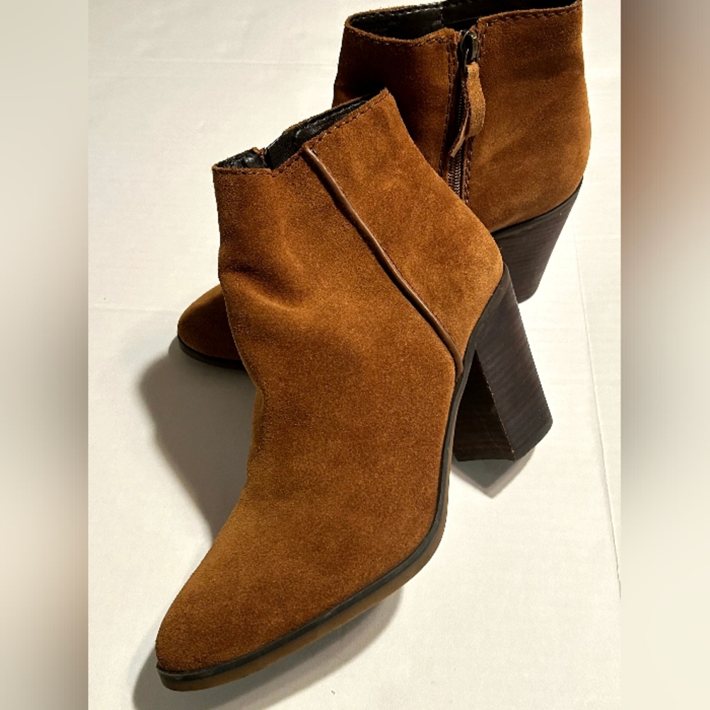 Brown Suede Ankle Boots